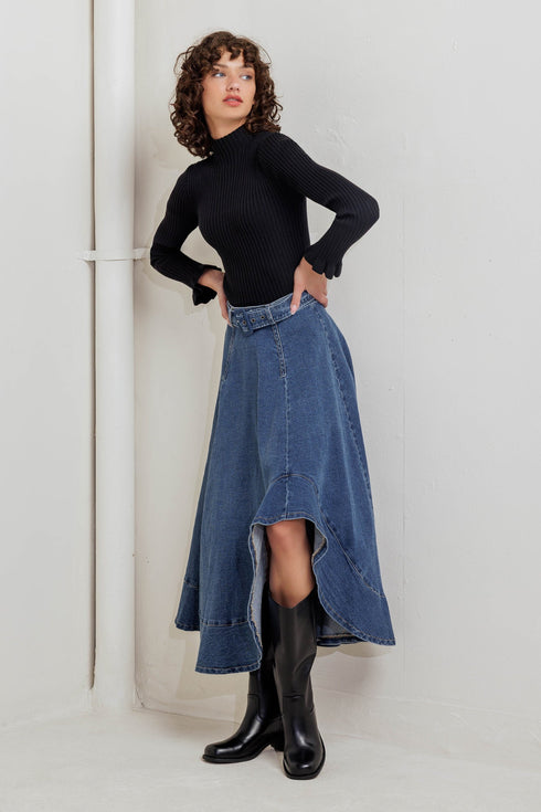 cowboy-curve-denim-midi-skirt Flying Tomato-Sophia's Style-5