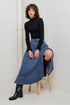 cowboy-curve-denim-midi-skirt Flying Tomato-Sophia's StyleSKIRTS-1