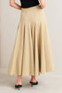 pale-frame-woven-taupe-circle-skirt-Flying-Tomato-Sophia's Style-4