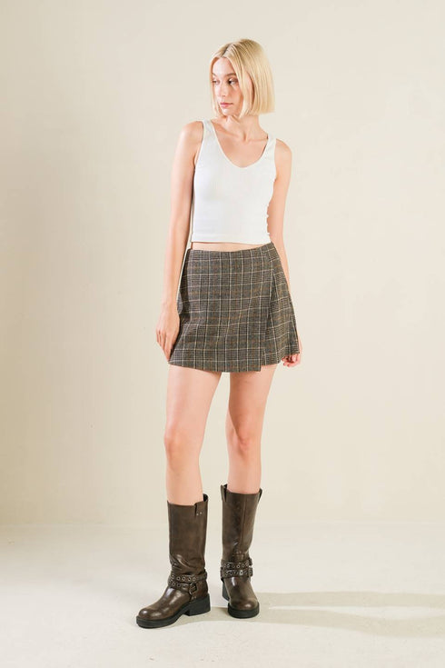 eternal-devotion-plaid-skort Flying Tomato-Sophia's Style-7