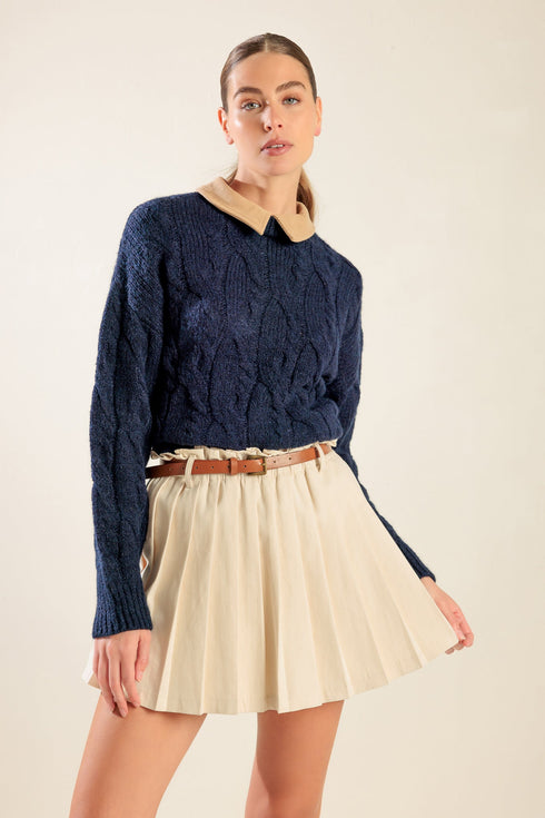 only-in-my-heart-woven-skort Flying Tomato-Sophia's Style-5