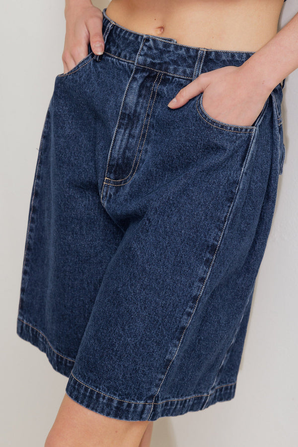 coffee-petal-denim-short Flying Tomato-Sophia's StyleSHORTS-1