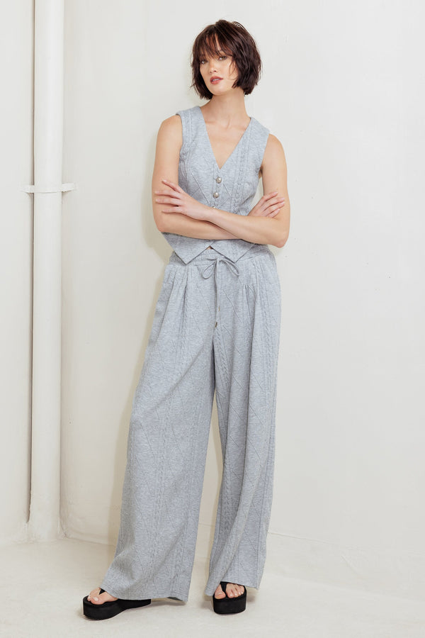 city-rivets-knit-woven-pants Flying Tomato-Sophia's StylePANTS-1