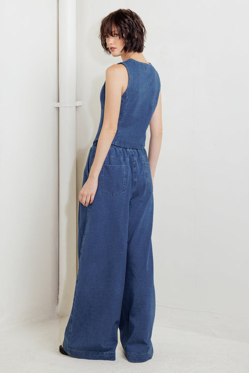 urban-indigo-french-terry-denim-pants Flying Tomato-Sophia's Style-3