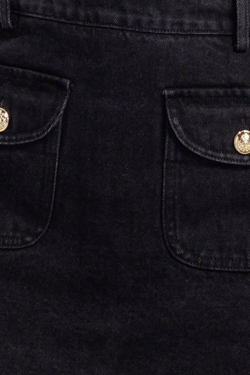 tailored-flow-black-woven-skort Flying Tomato-Sophia's Style-9