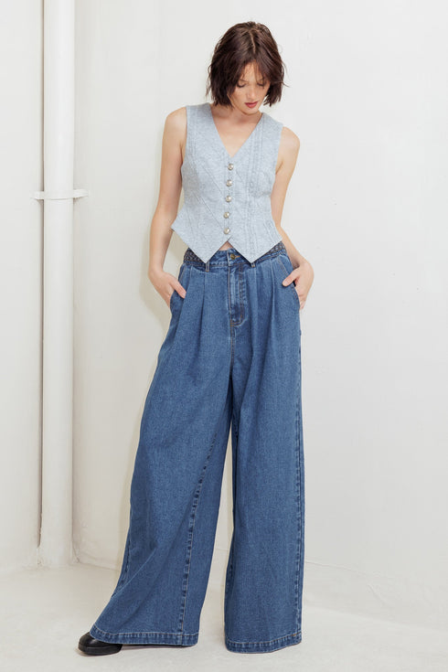 western-rivet-denim-pants Flying Tomato-Sophia's Style-4