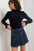 parisian-navy-tweed-skort Flying Tomato - Sophia's StyleSHORTS-1
