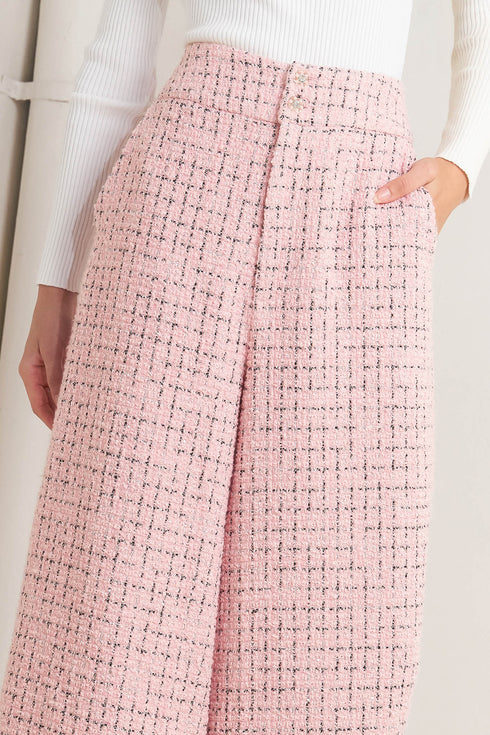 rose-edge-ensemble-tweed-pants Flying Tomato - Sophia's Style-2