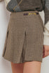 check-attitude-woven-woolen-skort-1 Flying Tomato - Sophia's StyleSHORTS-1