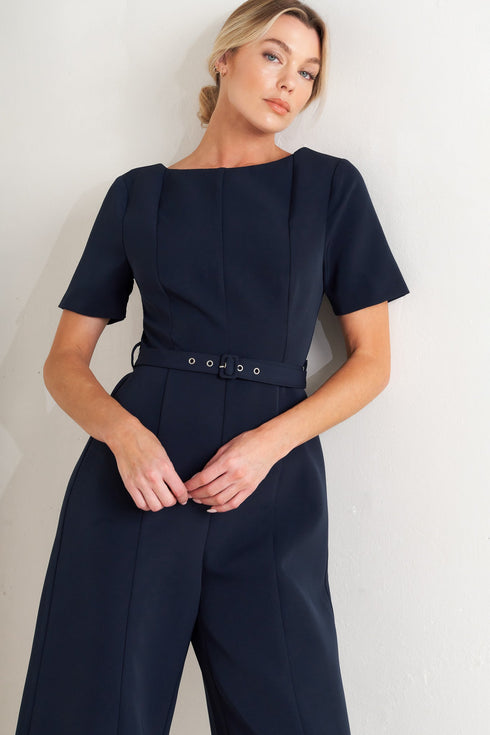 forever-flattering-navy-woven-jumpsuit-flying-tomato-Sophia's Style-4