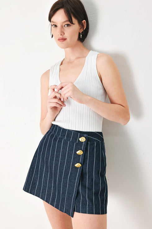 boss-babe-strip-woven-skort-flying-tomato-sophias-styleSHORTS-1