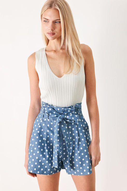 flirty-dots-tie-woven-shorts-sophias-style-2