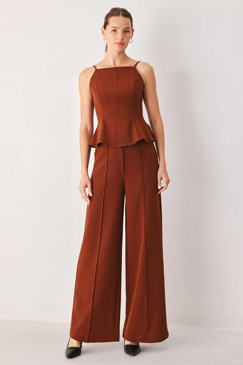 autumn-rust-flowy-wide-leg-woven-pants-sophias-style-2