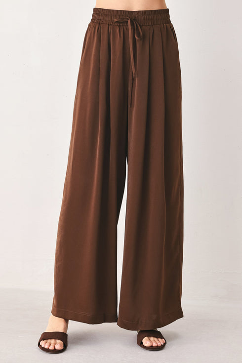canyon-brown-elastic-waist-woven-pants-sophias-stylePANTS-1