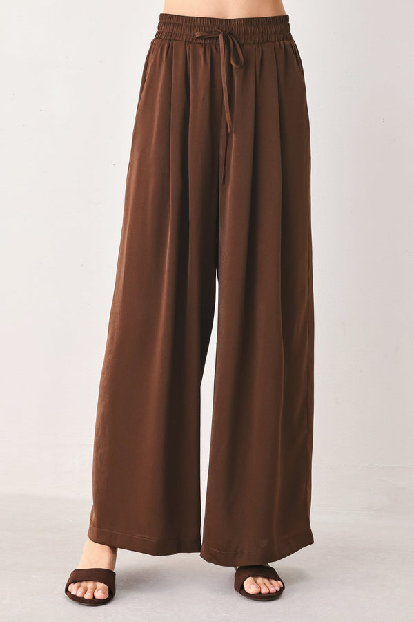 canyon-brown-elastic-waist-woven-pants-sophias-stylePANTS-1