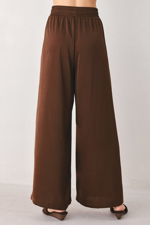 canyon-brown-elastic-waist-woven-pants-sophias-style-5