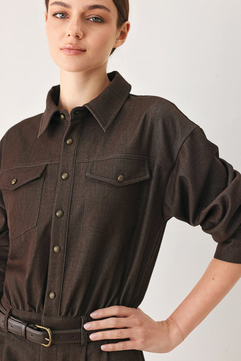 rich-cocoa-woven-romper-sophias-style-3