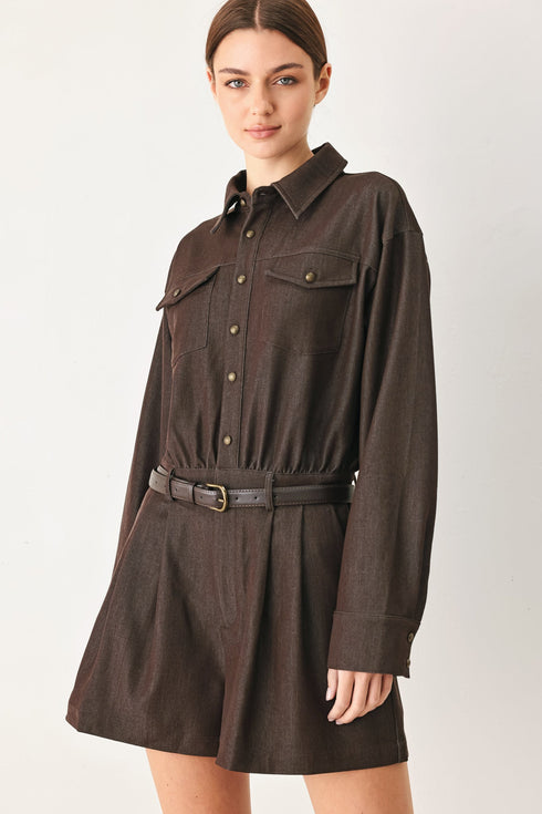 rich-cocoa-woven-romper-sophias-style-4