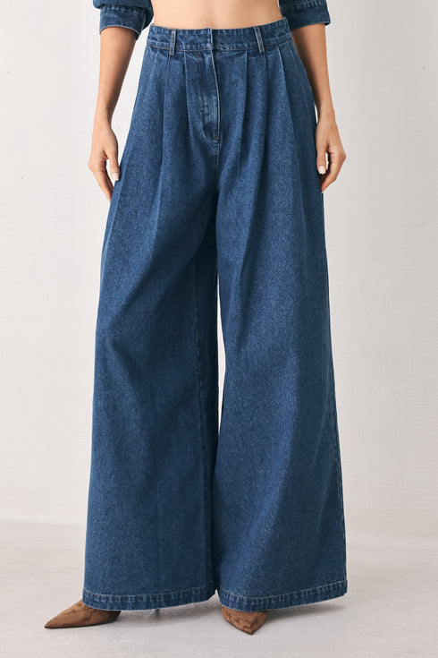 blue-echo-pleated-denim-wide-leg-pants-sophias-stylePANTS-1
