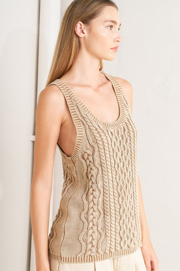 never-forget-knit-tank-top-1 Flying Tomato - Sophia's StyleSWEATERS-1