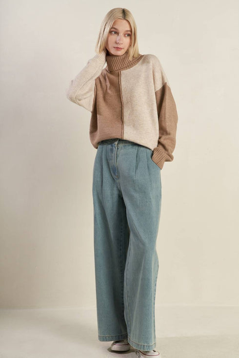 mixed-emotions-colorblocked-sweater-top Flying Tomato-Sophia's Style-4