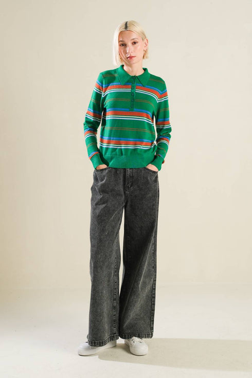 call-it-fate-sweater-polo-top Flying Tomato-Sophia's Style-5