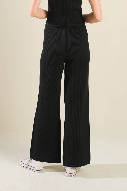 regal-rise-black-knit-pants Flying Tomato-Sophia's Style-2