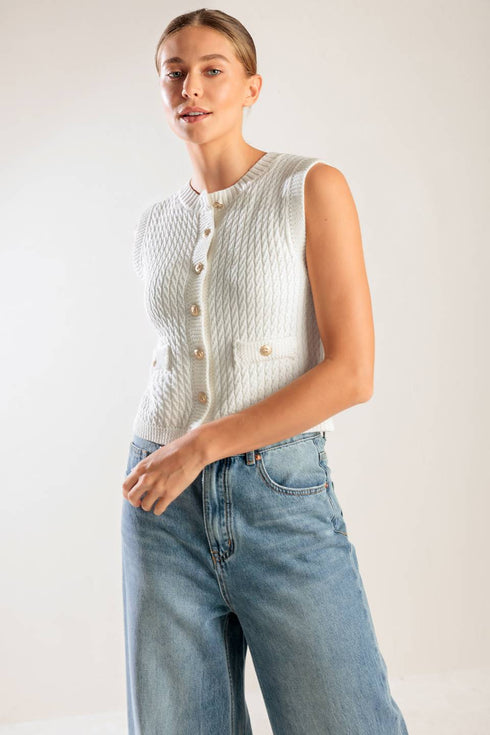 nothing-like-it-white-knit-vest Flying Tomato-Sophia's Style-6
