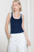 deep-connection-navy-knit-tank-top Flying Tomato-Sophia's StyleSWEATERS-1