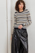sweet-stripe-muse-sweater-knit-top Sophia's StyleSWEATERS-1