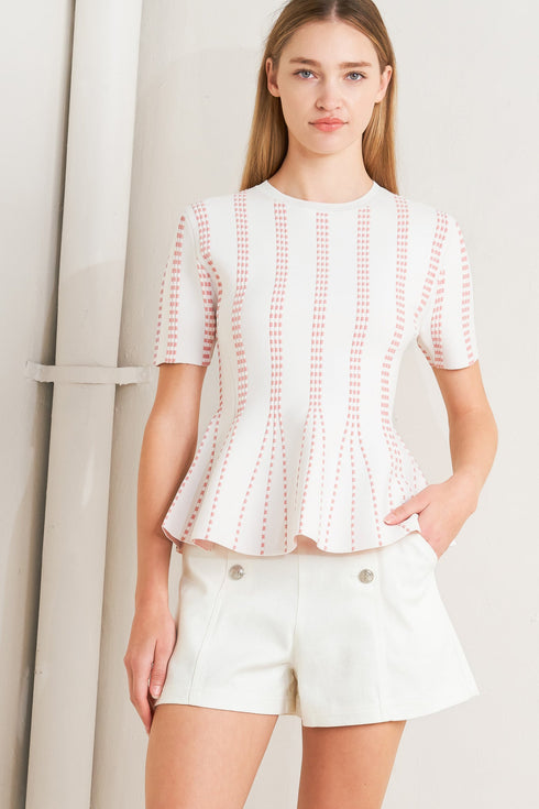 evening-rustle-jacquard-sweater-top-2-flying-tomato-Sophia's Style-2