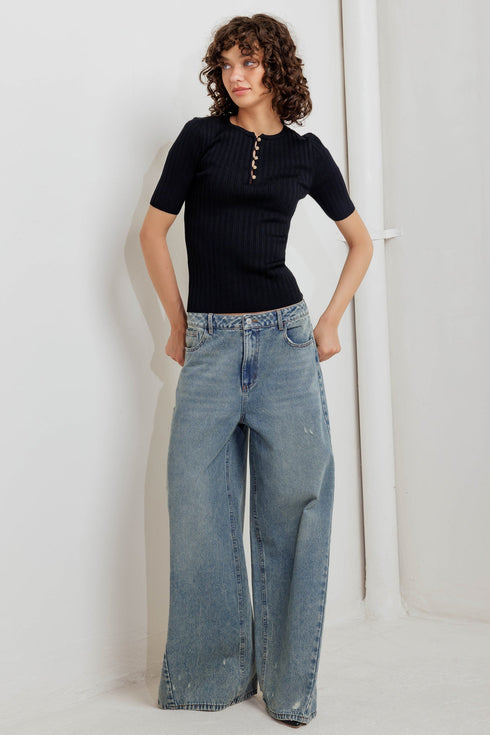 modern-curl-sweater-knit-top Flying Tomato-Sophia's Style-5