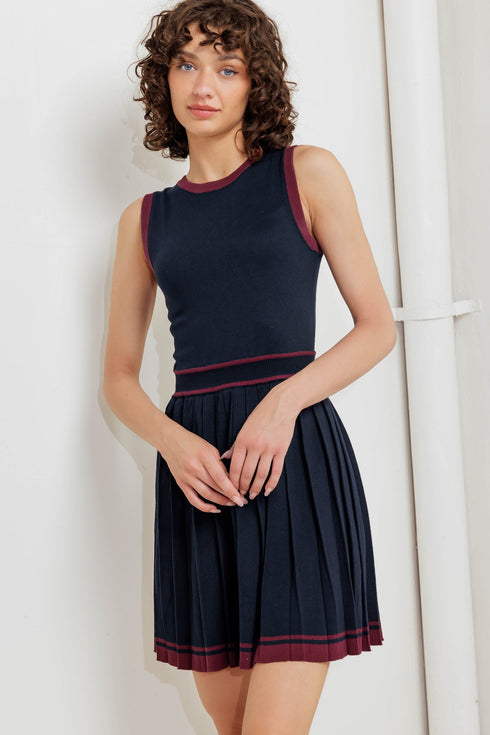 berry-stripe-sweater-mini-dress Flying Tomato-Sophia's Style-7