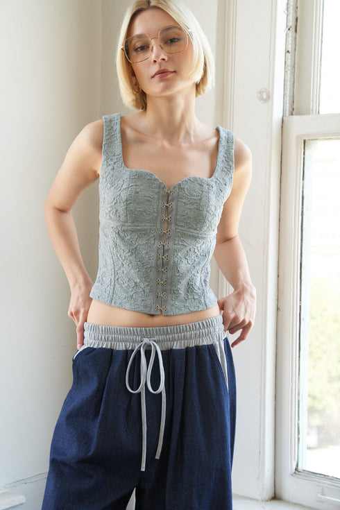 through-the-looking-woven-top Flying Tomato-Sophia's StyleTOPS-1