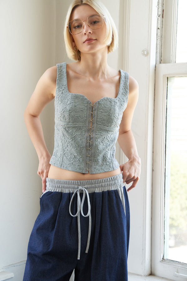 through-the-looking-woven-top Flying Tomato-Sophia's StyleTOPS-1