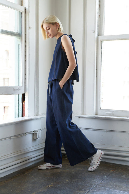 sunlit-serenity-denim-top Flying Tomato-Sophia's Style-5