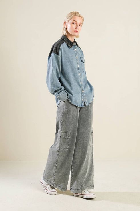 my-love-for-you-denim-shirt Flying Tomato-Sophia's Style-4