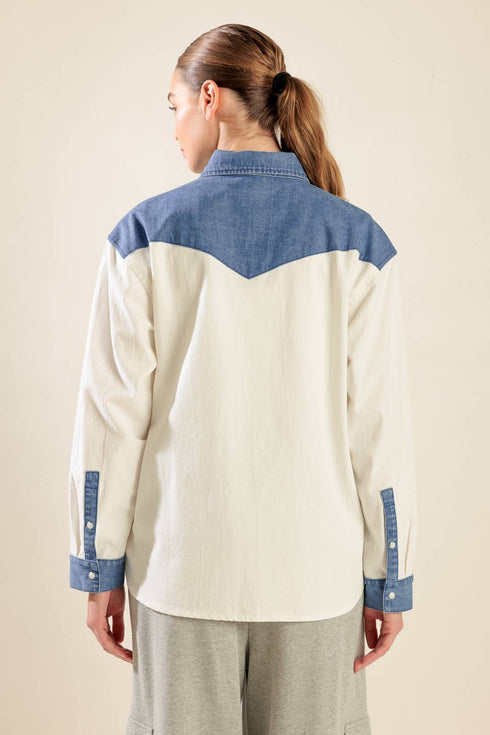 keep-it-going-woven-and-denim-shirt Flying Tomato-Sophia's Style-2