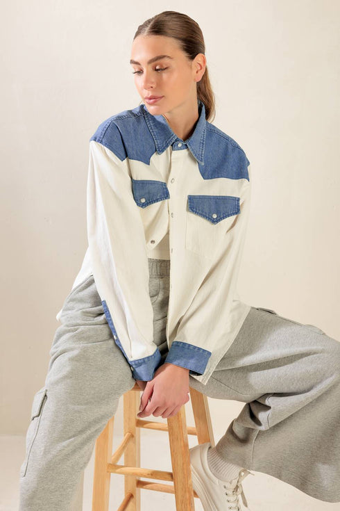 keep-it-going-woven-and-denim-shirt Flying Tomato-Sophia's Style-3