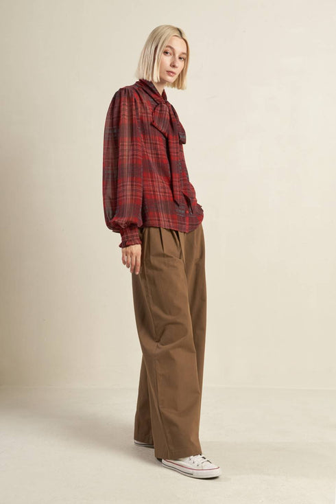 lovely-intuition-woven-plaid-top Flying Tomato-Sophia's Style-7
