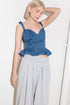 whisper-softly-blue-denim-top Flying Tomato-Sophia's StyleTOPS-1