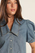 eternal-sunshine-chambray-denim-top Flying Tomato-Sophia's Style-5