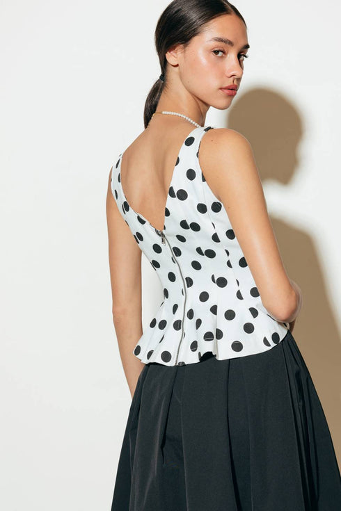 tonal-move-white-woven-top Flying Tomato-Sophia's Style-5