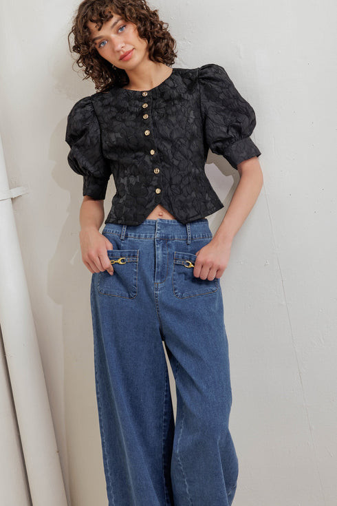 quiet-luxe-romance-woven-top Sophia's Style-8