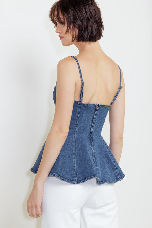 power-poise-indigo-cami-top Flying Tomato-Sophia's Style-2