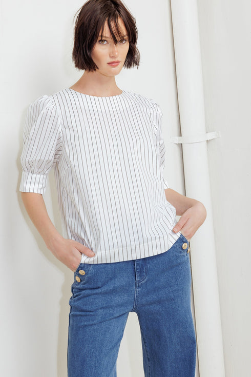 cocoon-hour-white-woven-top Flying Tomato-Sophia's Style-4