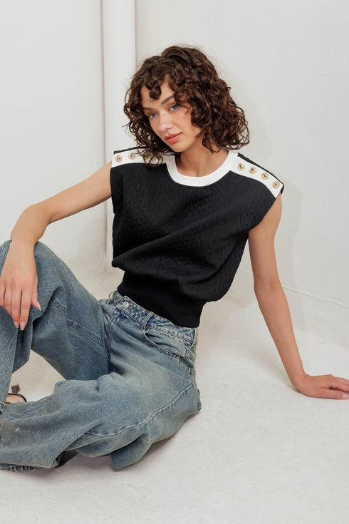 street-romantic-edge-knit-top Sophia's StyleTOPS-1