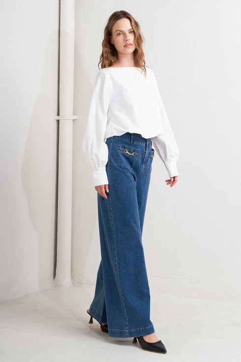 lauren-touch-woven-top Flying Tomato-Sophia's Style-6