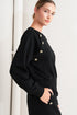black-regiment-woven-top Flying Tomato - Sophia's Style-3