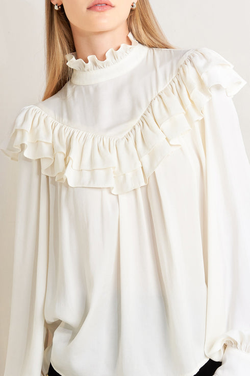 edwardian-waltz-woven-top Flying Tomato - Sophia's Style-2